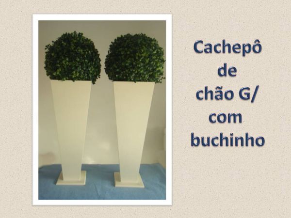 Cachepô de chão G/com buchinho