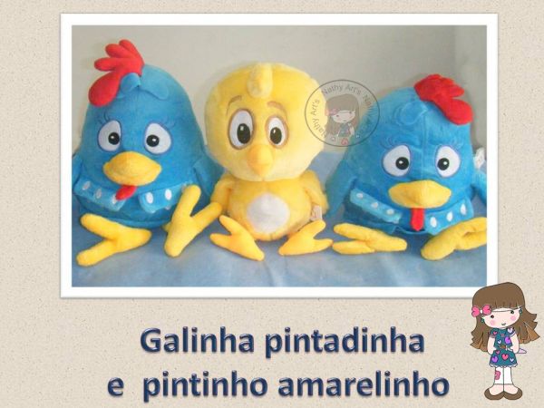 Galinha pintadinha e pintinho amarelinho