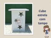 Cubo estrela com tampo